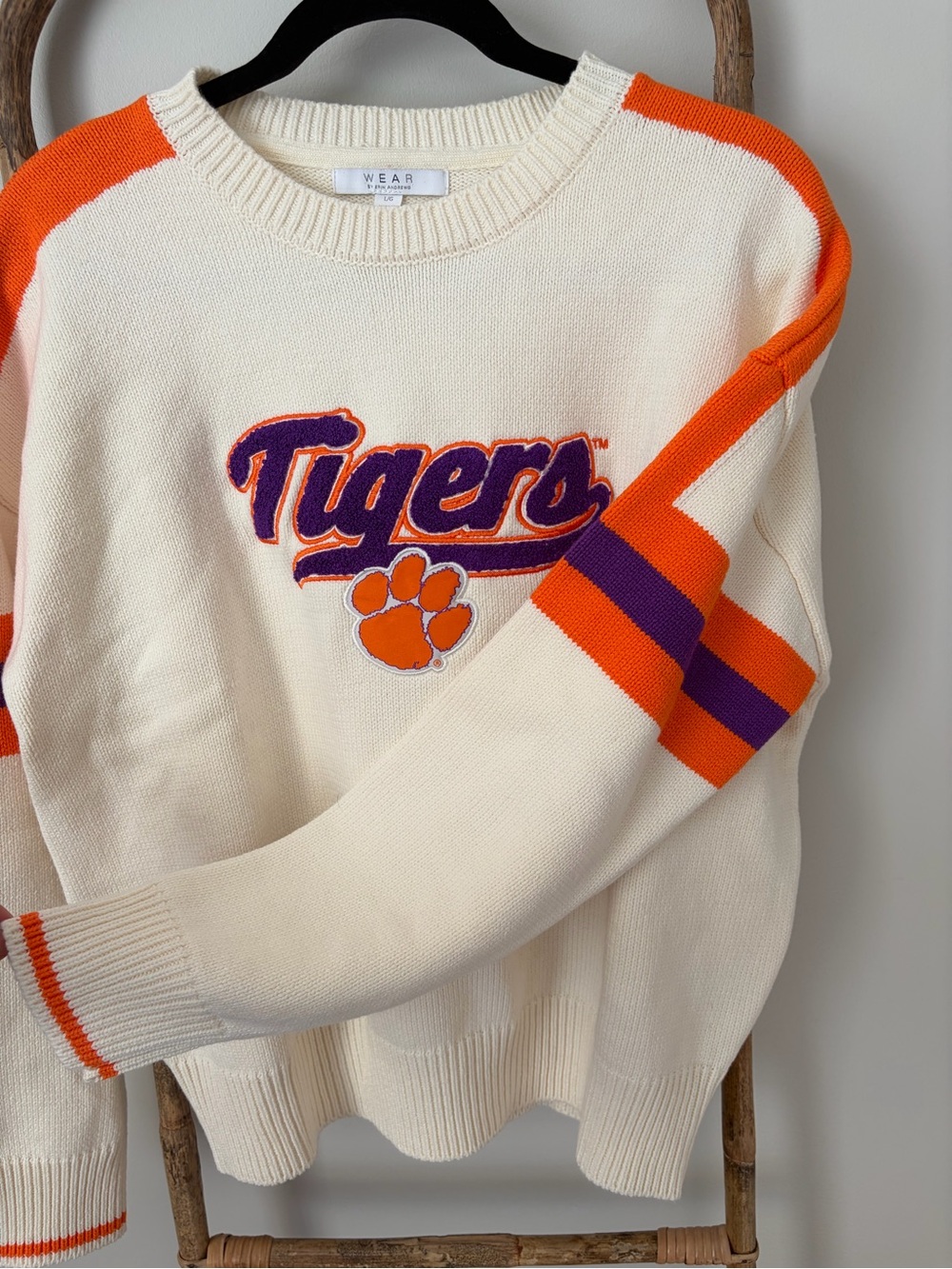 WEAR Clemson Tigers Crewneck Sweater - Picture 5 of 5